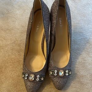 TARA JARMON Paris Sparkle Pump with Crystals - NEW